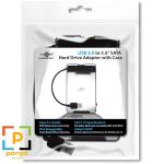 Vantec USB 3.0 to 2.5" SATA HDD Adapter with case (CB-STU3-2PB)